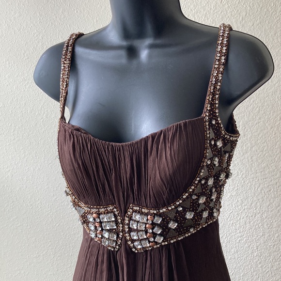 Pronovias Brown Cocktail Dress - Picture 2 of 13